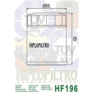 Filtre à huile HIFLOFILTRO - HF196