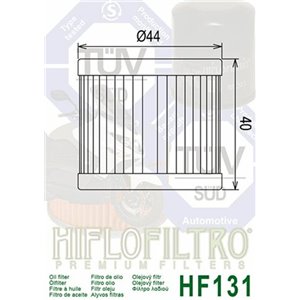 Filtre à huile HIFLOFILTRO - HF131