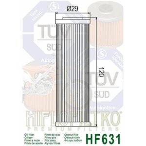 Filtre à huile HIFLOFILTRO - HF631