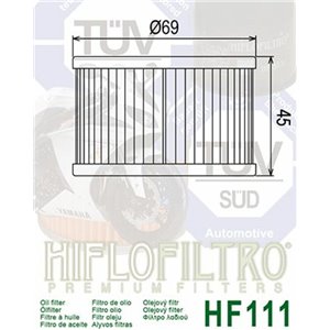Filtre à huile HIFLOFILTRO - HF111