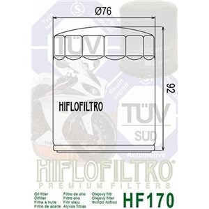 Filtre à huile HIFLOFILTRO Chrome - HF170C