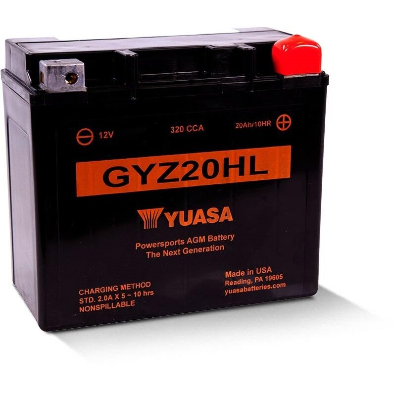 Batterie YUASA sans entretien activé usine - GYZ20HL Batterie YUASA sans entretien activé usine - GYZ20HL