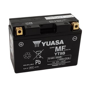 Batterie YUASA W/C sans entretien activée usine - YT9B