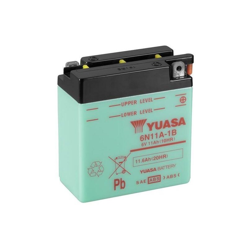 Batterie YUASA conventionnelle sans pack acide - 6N11A-1B Batterie YUASA conventionnelle sans pack acide - 6N11A-1B