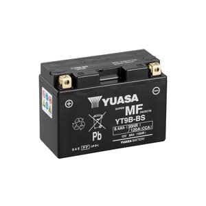 Batterie YUASA sans entretien avec pack acide - YT9B-BS