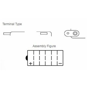 Batterie YUASA conventionnelle sans pack acide - YHD-12