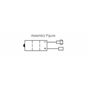 Batterie YUASA conventionnelle sans pack acide - 6N4A-4D