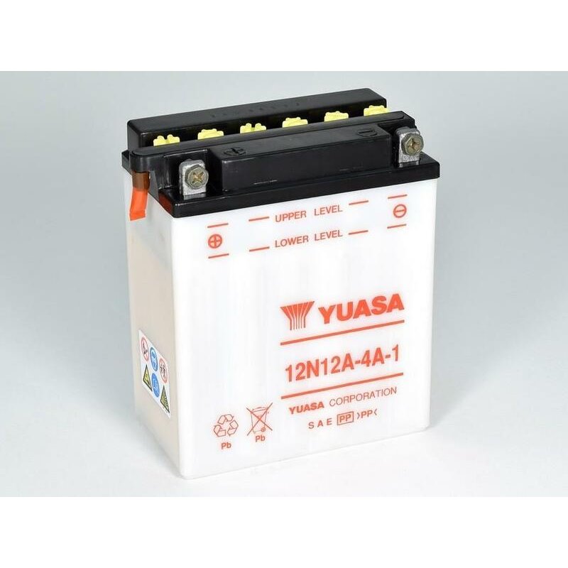 Batterie YUASA conventionnelle sans pack acide - 12N12A-4A-1 Batterie YUASA conventionnelle sans pack acide - 12N12A-4A-1