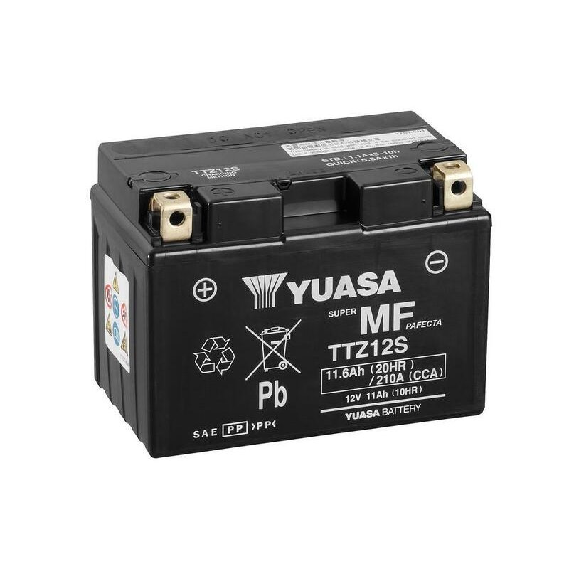 Batterie YUASA sans entretien avec pack acide - TTZ12S Batterie YUASA sans entretien avec pack acide - TTZ12S