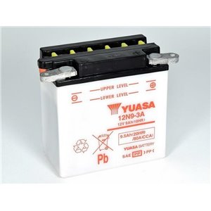 Batterie YUASA conventionnelle sans pack acide - 12N9-3A