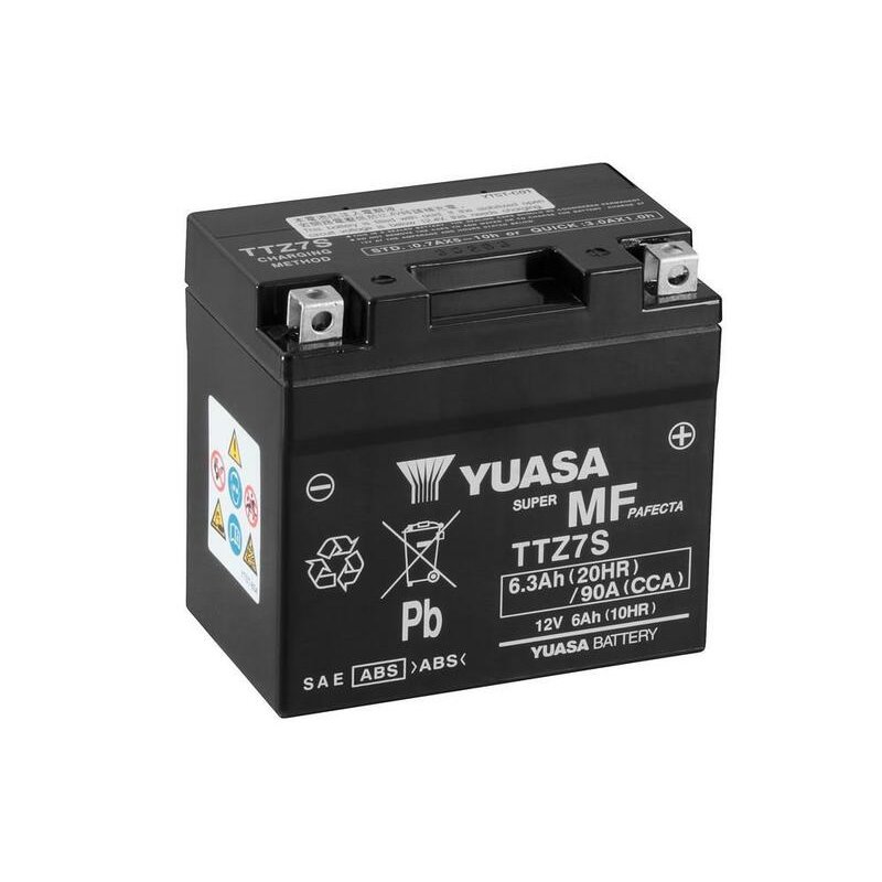 Batterie YUASA sans entretien activé usine - TTZ7S Batterie YUASA sans entretien activé usine - TTZ7S