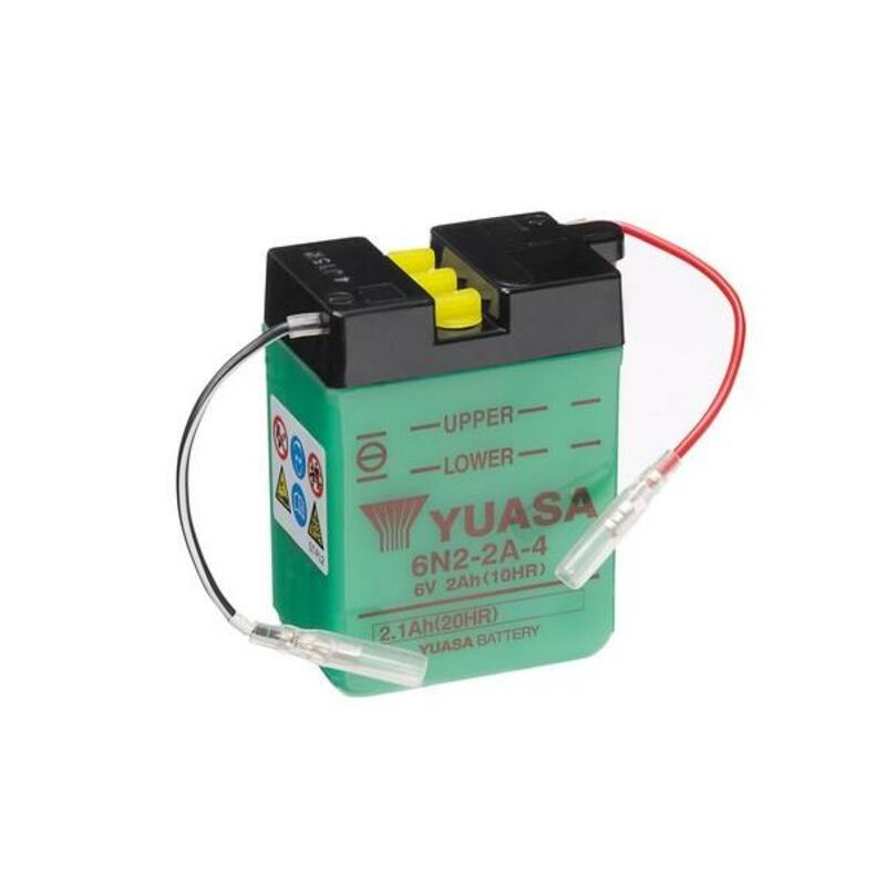 Batterie YUASA conventionnelle sans pack acide - 6N2-2A-4 Batterie YUASA conventionnelle sans pack acide - 6N2-2A-4