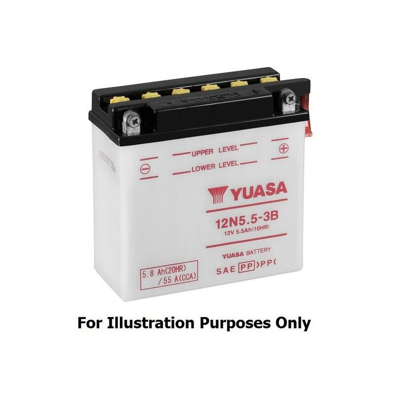 Batterie YUASA conventionnelle sans pack acide - 12N24-3A Batterie YUASA conventionnelle sans pack acide - 12N24-3A