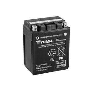 Batterie YUASA sans entretien avec pack acide - YTX14AHL-BS