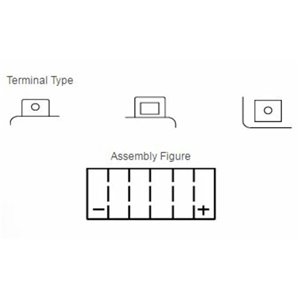 Batterie YUASA sans entretien avec pack acide - YTX14AHL-BS