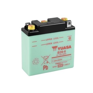 Batterie YUASA conventionnelle sans pack acide - B39-6