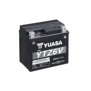 Batterie YUASA W/C sans entretien avec pack acide - YTZ6V