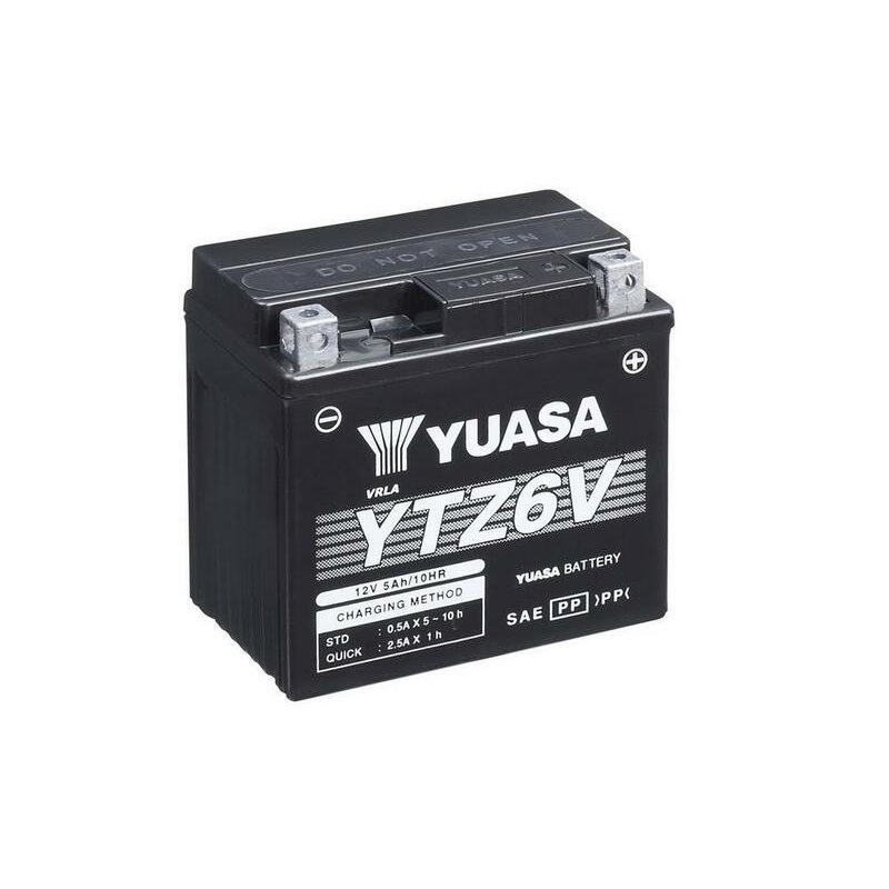 Batterie YUASA W/C sans entretien avec pack acide - YTZ6V Batterie YUASA W/C sans entretien avec pack acide - YTZ6V
