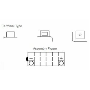 Batterie YUASA conventionnelle sans pack acide - YB10L-A2