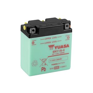 Batterie YUASA conventionnelle sans pack acide - 6N11A-4