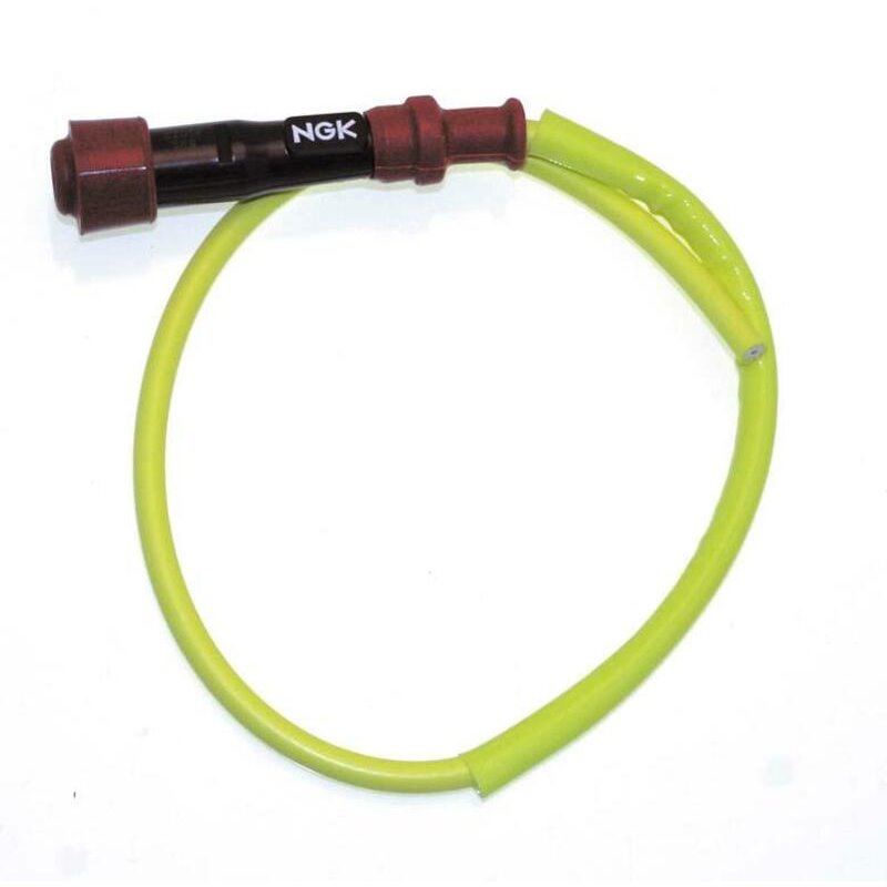 Faisceau d'allumage NGK SY11 droit pour Bobine sans olive - cable 50cm Faisceau d'allumage NGK SY11 droit pour Bobine sans olive - cable 50cm