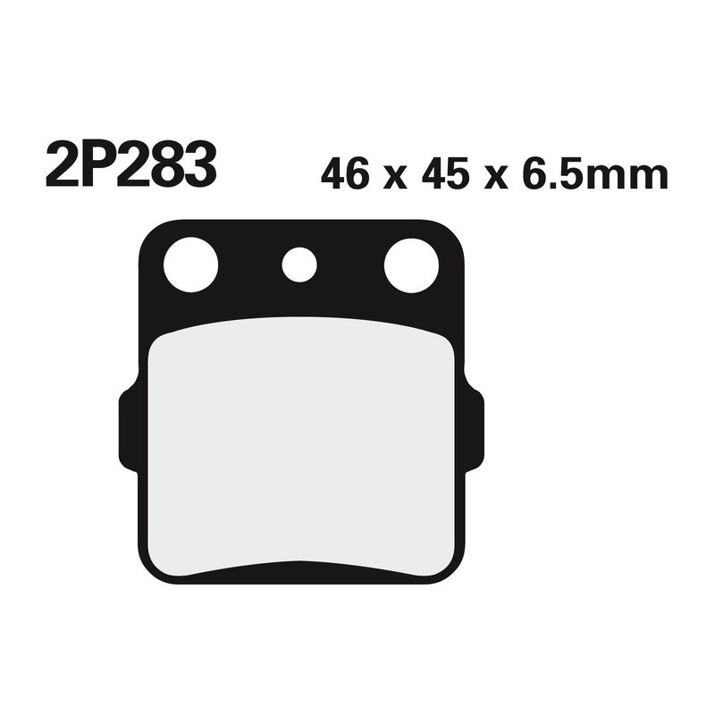 Plaquettes de frein NISSIN route /Off-Road métal fritté - 2P-283ST Plaquettes de frein NISSIN route /Off-Road métal fritté - 2P-283ST