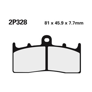 Plaquettes de frein NISSIN route /Off-Road métal fritté - 2P-328ST