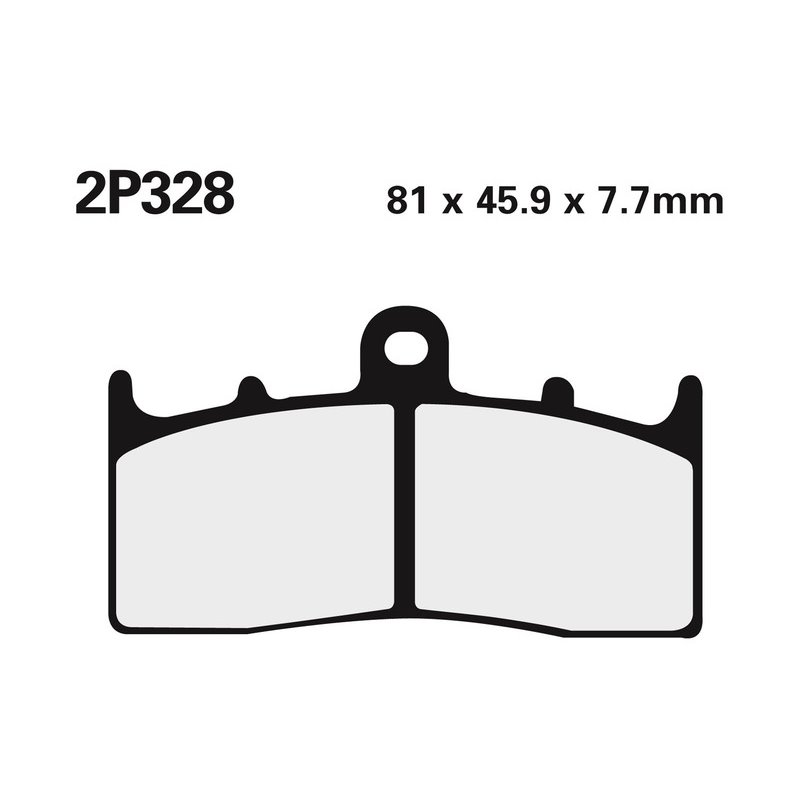 Plaquettes de frein NISSIN route /Off-Road métal fritté - 2P-328ST Plaquettes de frein NISSIN route /Off-Road métal fritté - 2P-328ST