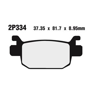 Plaquettes de frein NISSIN route /Off-Road métal fritté - 2P-334ST