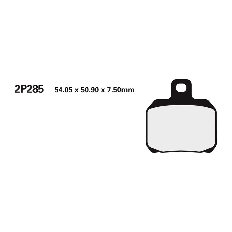 Plaquettes de frein NISSIN route /Off-Road métal fritté - 2P-285ST Plaquettes de frein NISSIN route /Off-Road métal fritté - 2P-285ST