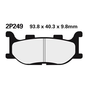 Plaquettes de frein NISSIN route /Off-Road métal fritté - 2P-249ST
