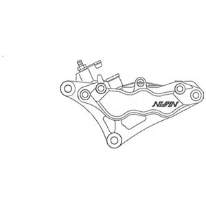 Etrier de frein 6 pistons radial Nissin - gauche