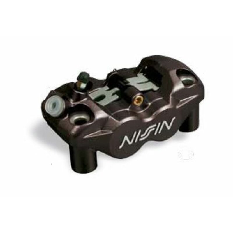 Etrier de frein 4 pistons radial avant gauche Noir Nissin N4RC-108SL Etrier de frein 4 pistons radial avant gauche Noir Nissin N4RC-108SL