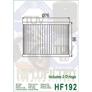 Filtre à huile HIFLOFILTRO - HF192