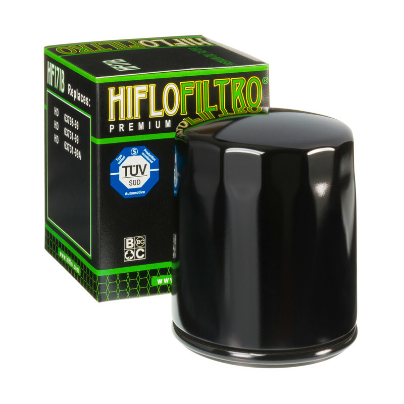 Filtre à huile HIFLOFILTRO Noir brillant - HF171B Filtre à huile HIFLOFILTRO Noir brillant - HF171B