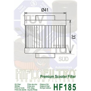 Filtre à huile HIFLOFILTRO - HF185