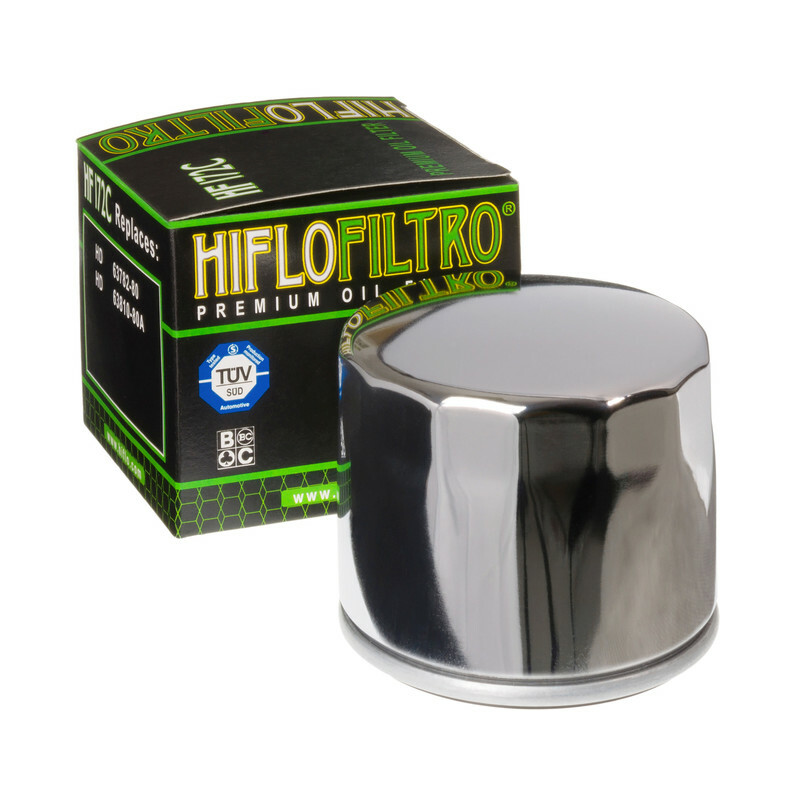 Filtre à huile HIFLOFILTRO Chrome - HF172C Filtre à huile HIFLOFILTRO Chrome - HF172C