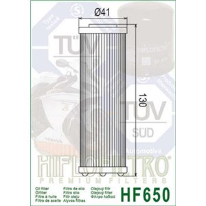 Filtre à huile HIFLOFILTRO - HF650