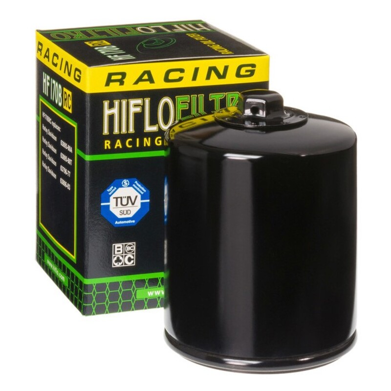 Filtre à huile HIFLOFILTRO Performance noir brillant - HF170BRC Filtre à huile HIFLOFILTRO Performance noir brillant - HF170BRC