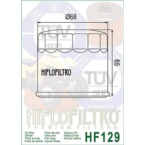 Filtre à huile HIFLOFILTRO - HF129