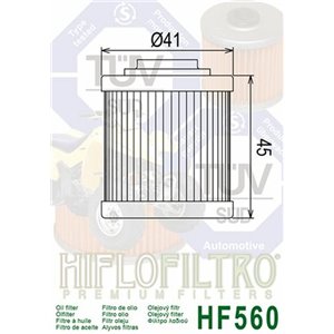 Filtre à huile HIFLOFILTRO - HF560