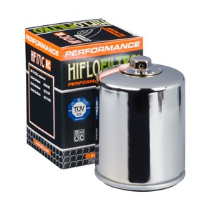Filtre à huile HIFLOFILTRO Performance chrome - HF171CRC