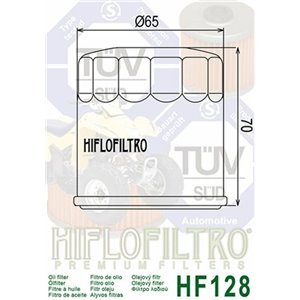 Filtre à huile HIFLOFILTRO - HF128