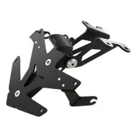 Support de plaque moto | Fixations & éclairage